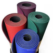 Wholesale Friendly Fiber Logo Print Jute Premium Custom Rubber Cork Home Anti-slip 4-6mm Eco Tpe Non Slip Heavy Duty Yoga Mat